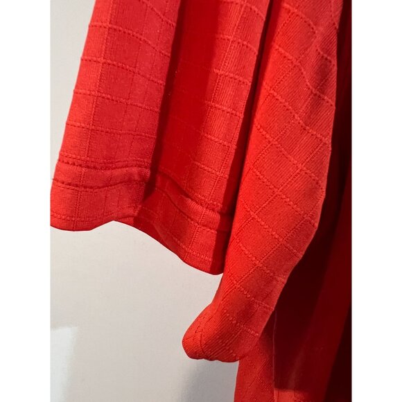 Haggar Cool 18 Perfoamance Men's Polo Shirt XXL Orange Lightweight Short Sleeve - Picture 5 of 7